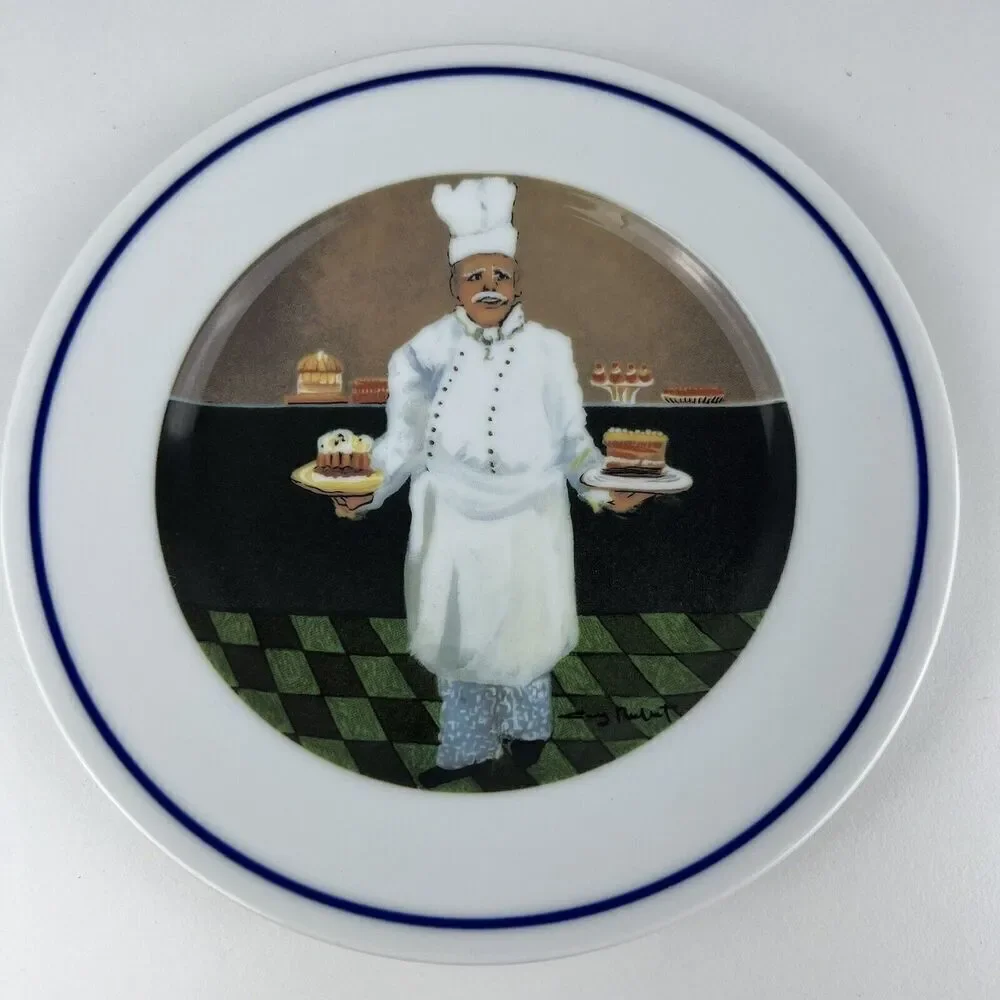 CHEF SERIES Salad Dessert Plate Williams Sonoma Guy Buffet “Chef Christian ”